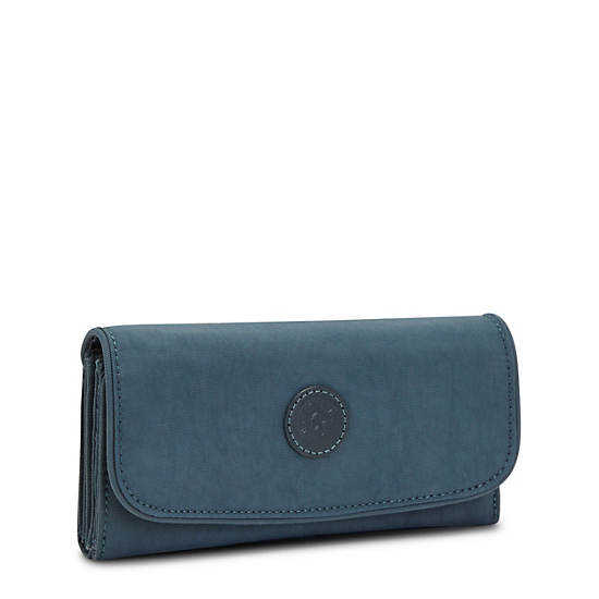 Kipling Money Land Snap Portefeuille Donkerblauw Grijs | België 1419OK